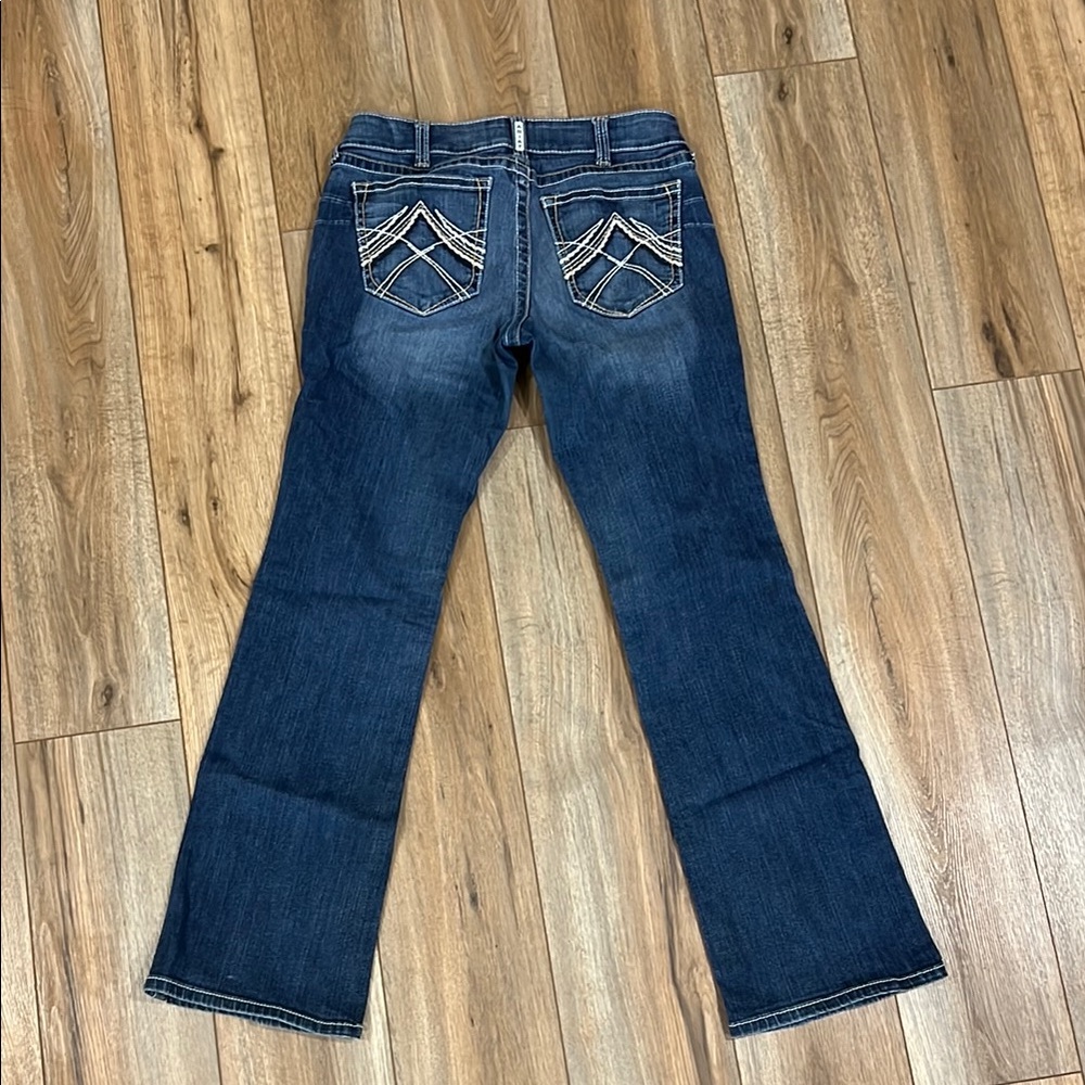 Ariat R.E.A.L. Mid Rise Stretch Whipstitch Boot Cut Jean 31L